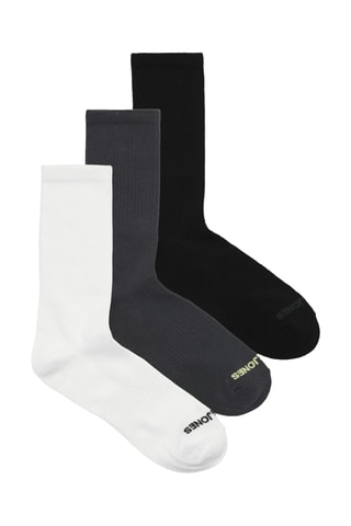 3 paires de chaussettes - Noir et gris