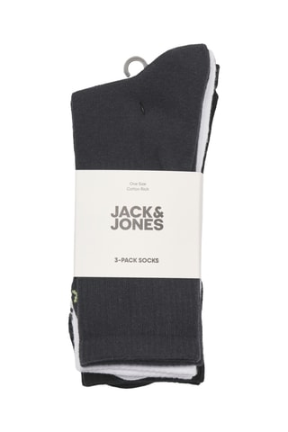 3 paires de chaussettes - Noir et gris
