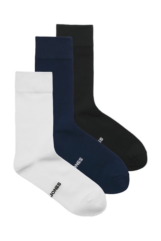 3 paires de chaussettes - Noir et bleu marine