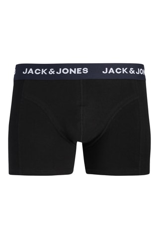 3 boxers en coton biologique - Noir