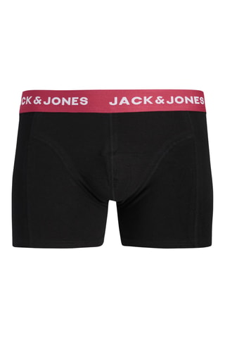 3 boxers en coton biologique - Noir