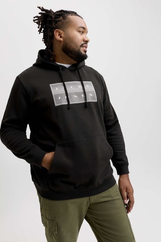 Sweat à capuche en coton biologique - Noir