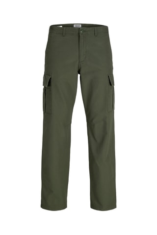 Pantalon cargo en coton biologique - Kaki
