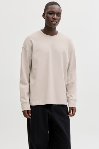 T-shirt en coton biologique - Beige