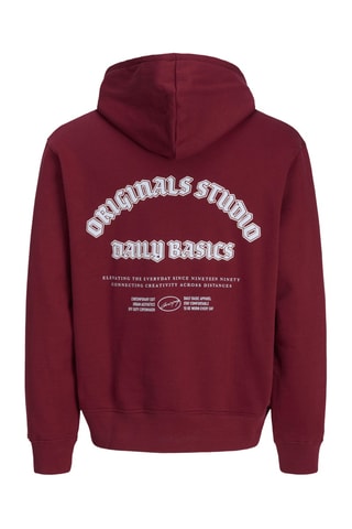Sweat à capuche - Bordeaux