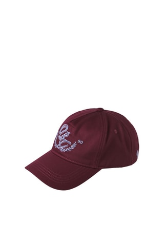 Casquette en coton biologique - Bordeaux
