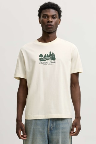 T-shirt en coton biologique - Ecru