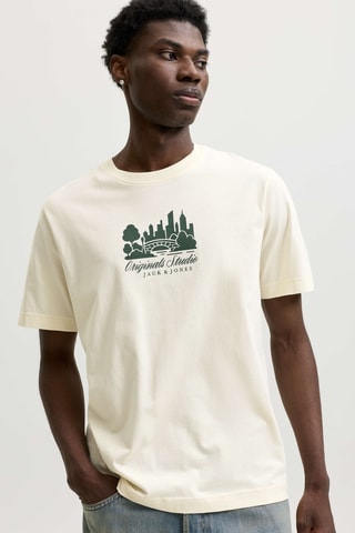 T-shirt en coton biologique - Ecru