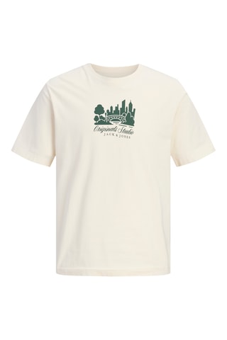 T-shirt en coton biologique - Ecru