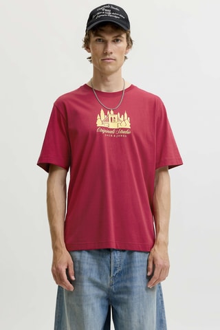 T-shirt en coton biologique - Rouge