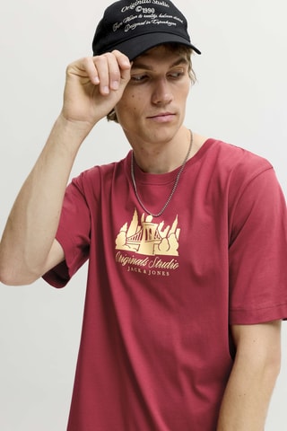 T-shirt en coton biologique - Rouge