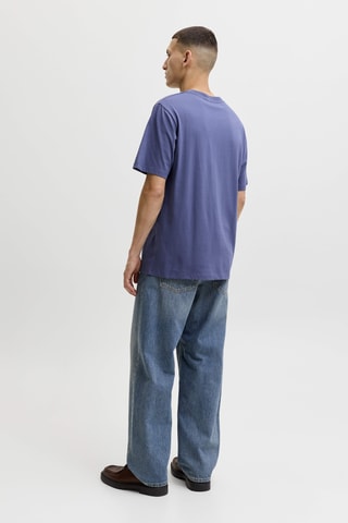 T-shirt en coton biologique - Bleu