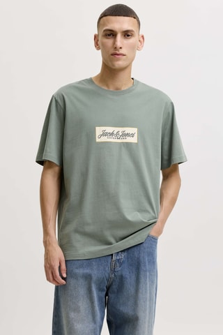T-shirt en coton biologique - Vert sauge