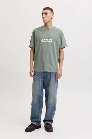 T-shirt en coton biologique - Vert sauge