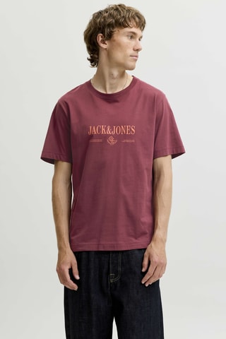 T-shirt en coton biologique - Bordeaux