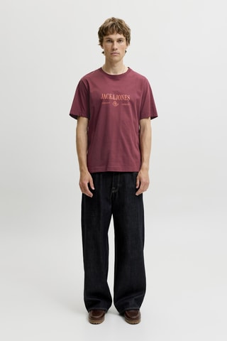T-shirt en coton biologique - Bordeaux