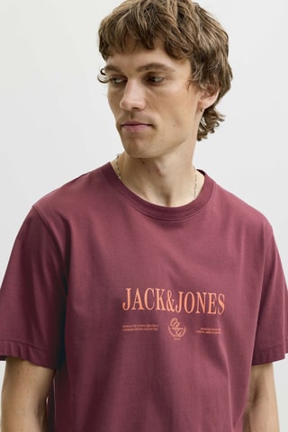 T-shirt en coton biologique - Bordeaux