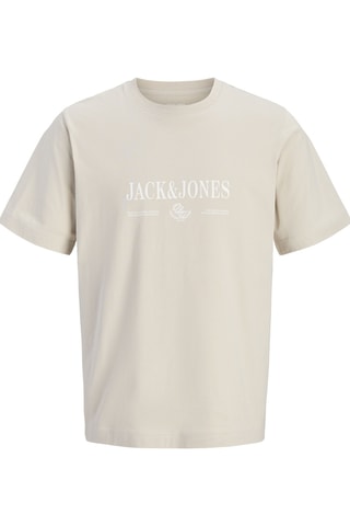 T-shirt en coton biologique - Beige