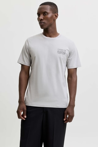 T-shirt en coton biologique - Gris clair