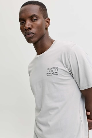 T-shirt en coton biologique - Gris clair
