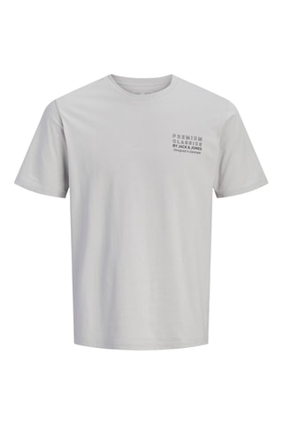 T-shirt en coton biologique - Gris clair