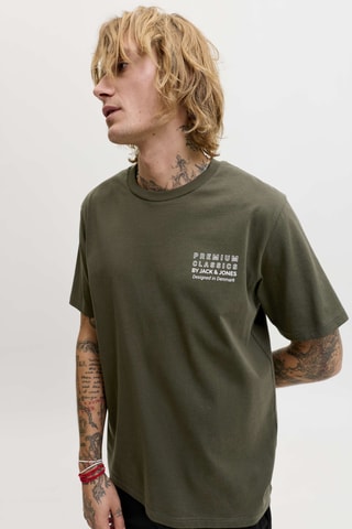 T-shirt en coton biologique - Kaki
