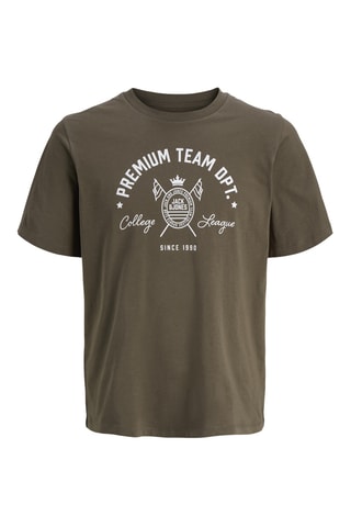 T-shirt en coton biologique - Kaki