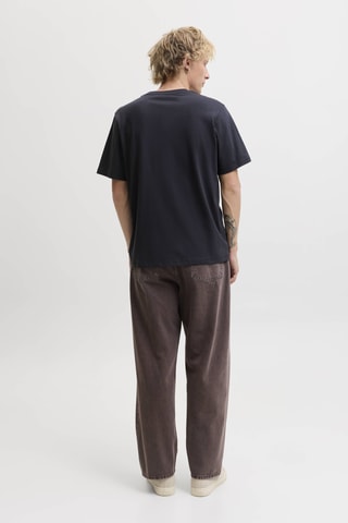 T-shirt en coton biologique - Bleu nuit