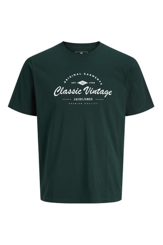 T-shirt en coton biologique - Vert foncé