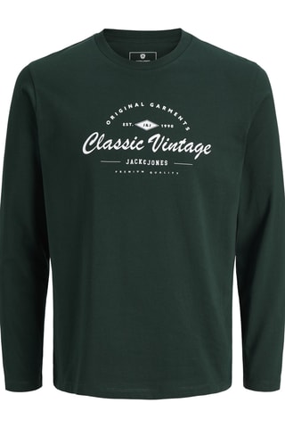 T-shirt en coton biologique - Vert foncé