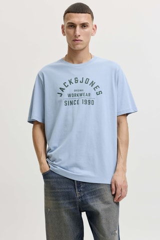 T-shirt en coton biologique - Bleu clair