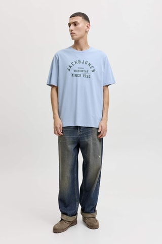 T-shirt en coton biologique - Bleu clair