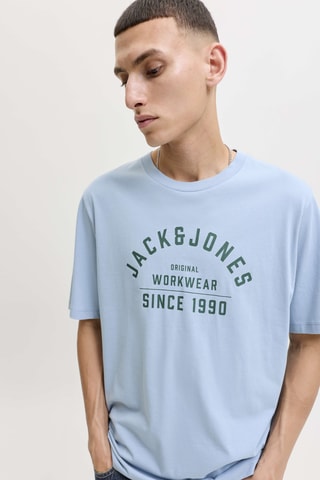 T-shirt en coton biologique - Bleu clair