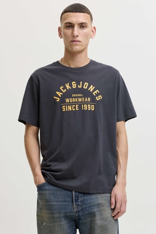 T-shirt en coton biologique - Bleu marine