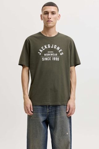 T-shirt en coton biologique - Kaki