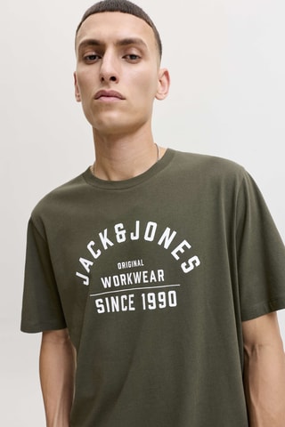 T-shirt en coton biologique - Kaki