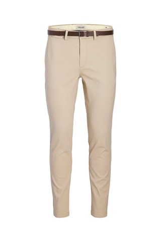 Chino slim en coton biologique - Beige