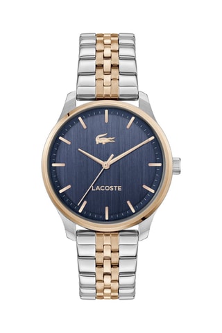 Montre à quartz en acier - Argenté et doré