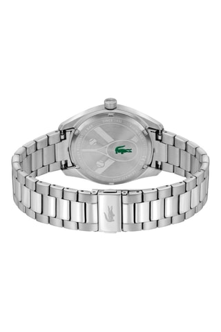 Montre à quartz en acier - Argenté et vert
