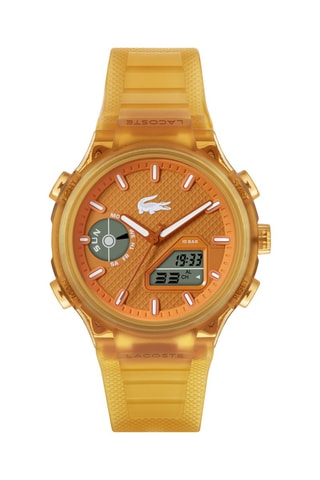 Montre à quartz en silicone - Orange