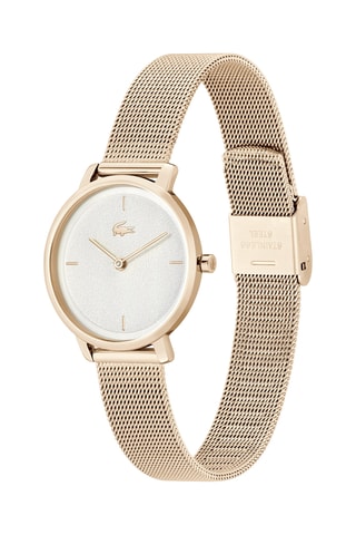 Montre à quartz en acier - Doré