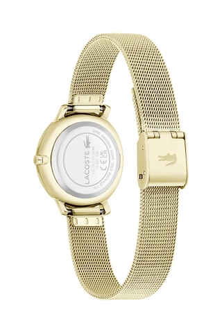 Montre à quartz en plaqué or jaune