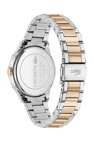 Montre à quartz en acier plaqué or rose