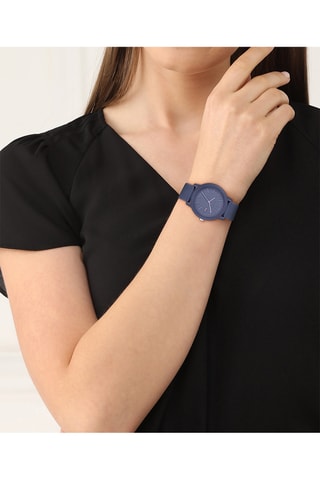 Montre à quartz en silicone - Violet