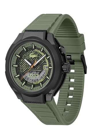 Montre automatique en silicone - Vert et noir