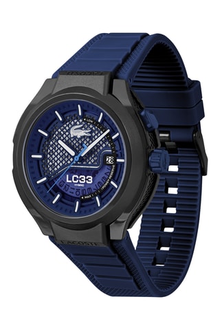 Montre automatique en silicone - Bleu et noir