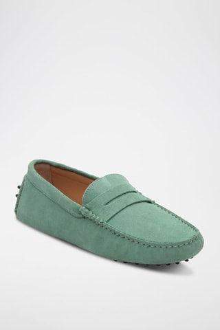 Mocassins en nubuck Wales - Vert
