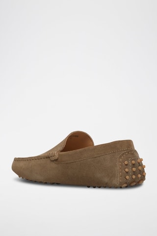 Mocassins en croûte de cuir Cambridge - Vert
