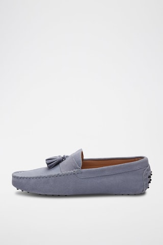 Mocassins en nubuck Earl - Argenté et bleu