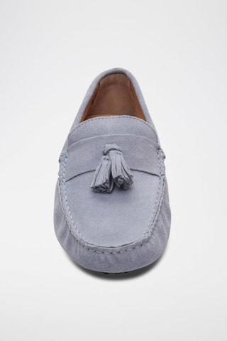 Mocassins en nubuck Earl - Argenté et bleu